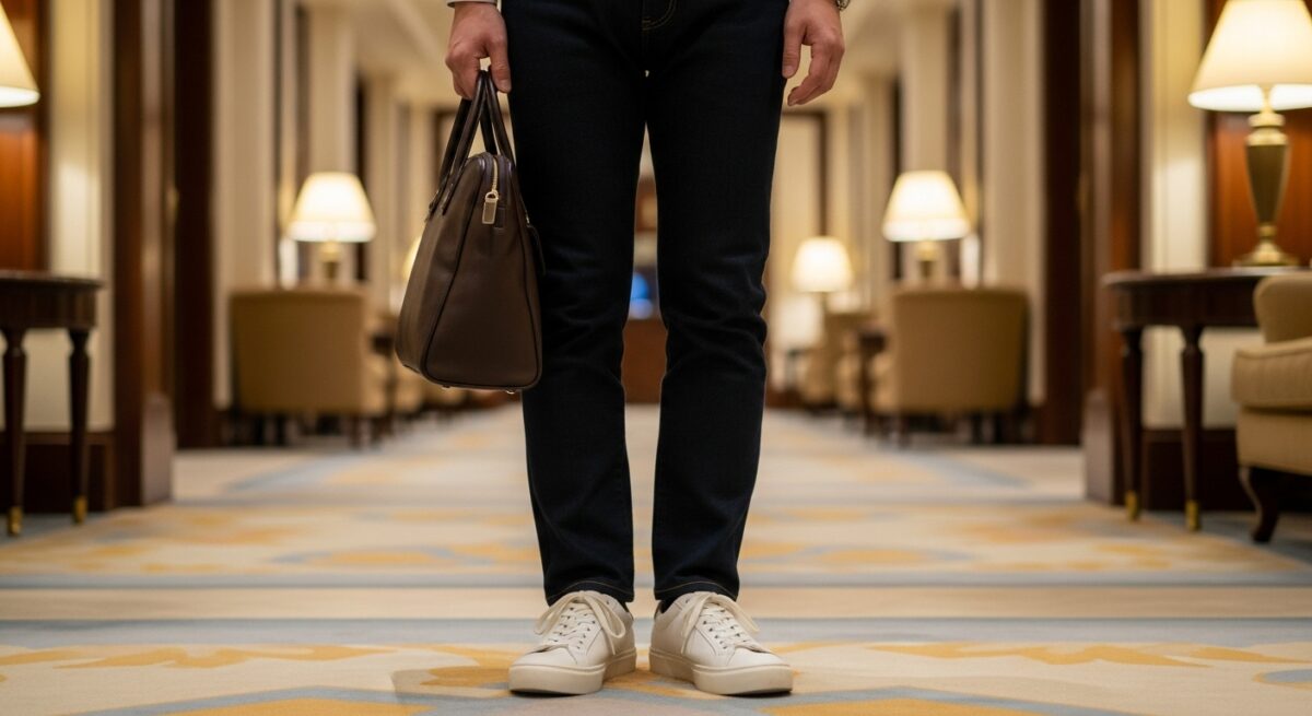 日光金谷ホテルとスニーカーを合わせる観光の工夫