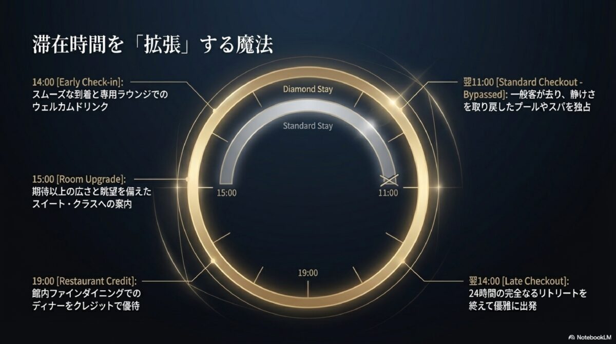滞在時間を「拡張」する魔法