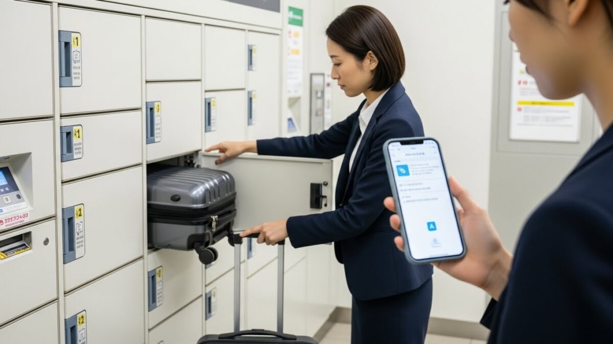 駅周辺のコインロッカーとホテルの預かりを併用するコツ
