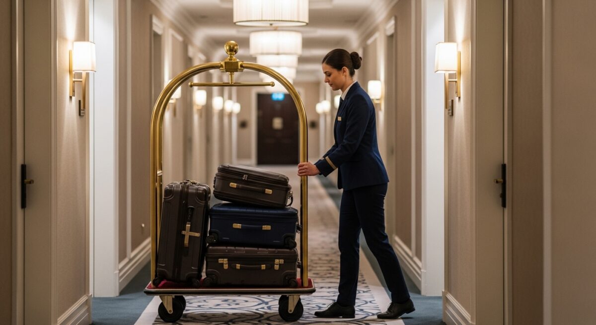 チェックアウト時間から次の滞在までの待ち時間