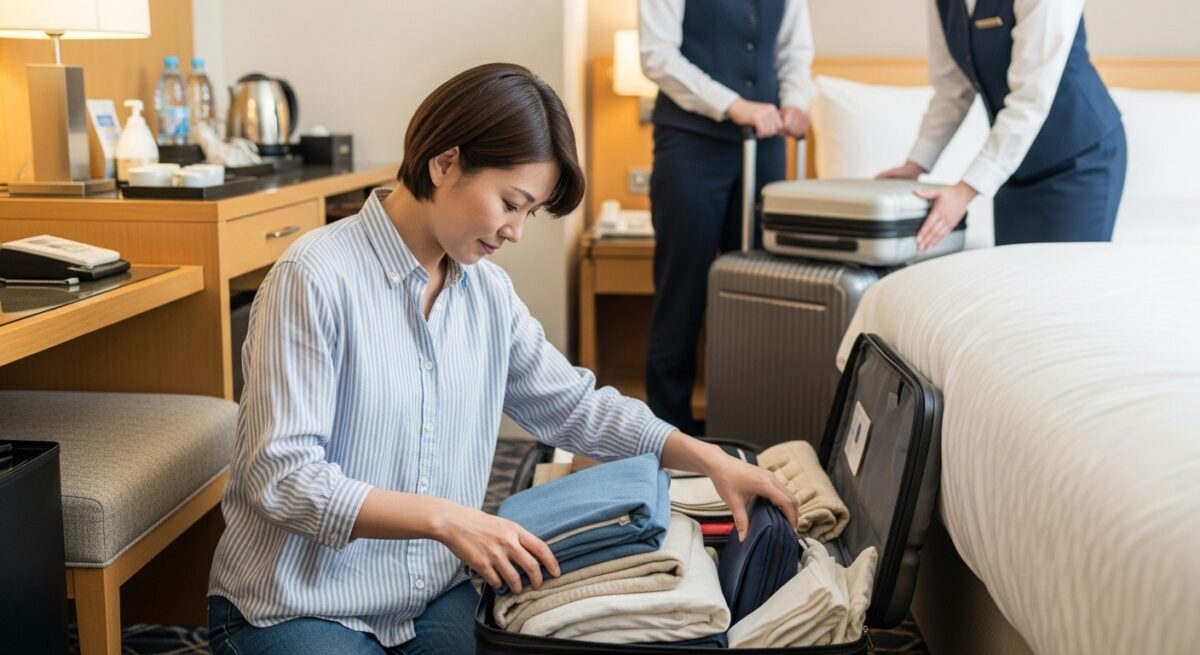 ホテルの連泊で部屋を変えたい時に知るべき荷物と時間