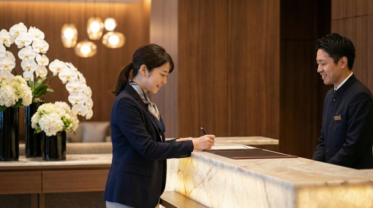 荷物の預け方などスタッフへの気配り