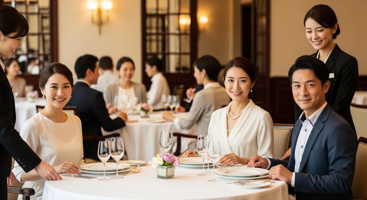 レストランでの着こなしとコーデのポイント