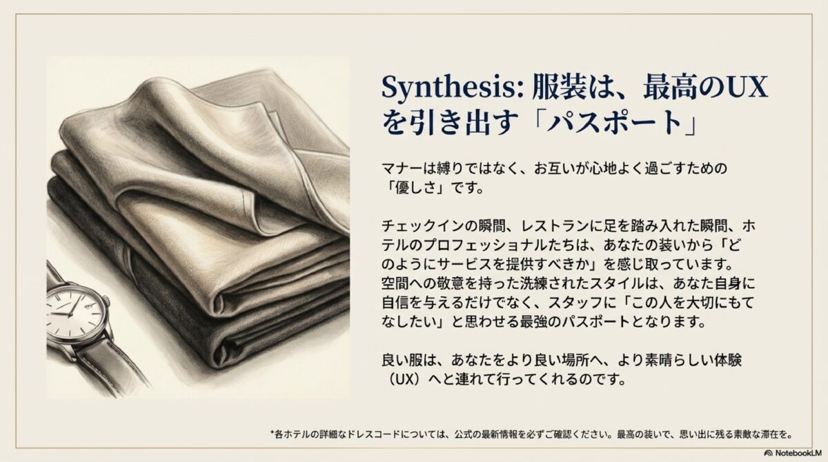 服装は、最高のUXを引き出す「パスポート」