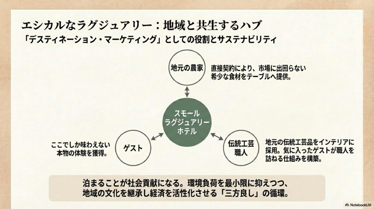 エレシカルナラグジュアリー:地域と共生するハブ