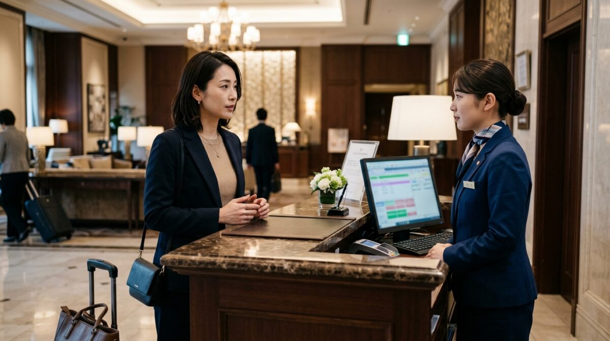 ホテルの部屋が臭い時に変更を依頼する具体的な手順