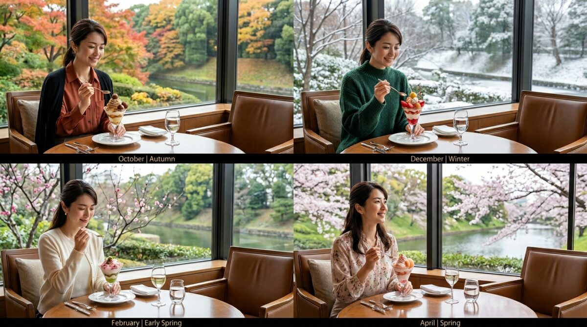 季節ごとに変わる限定メニューの提供期間