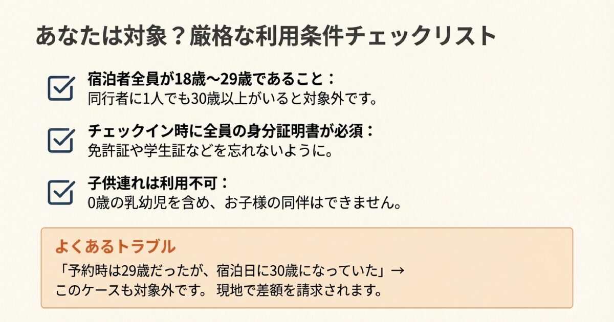 星野リゾート界の20代向け条件